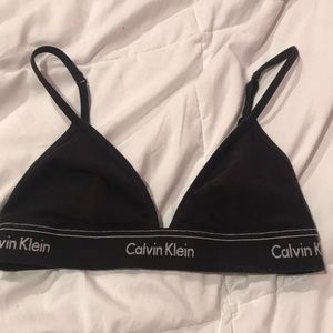 Calvin Klein triangle bralette NWOT